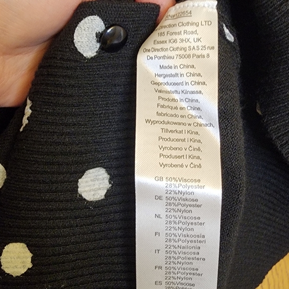 NWT Voodoo Vixen Polka Dot Cardigan Size UK XXL - Picture 10 of 11